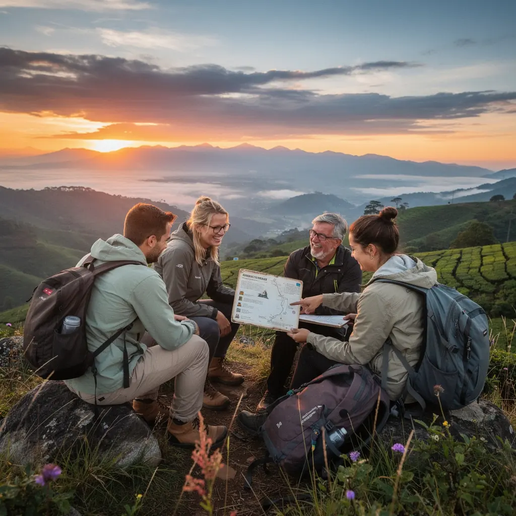 A detailed guidebook open to a page about the cultural heritage of Malaysia.