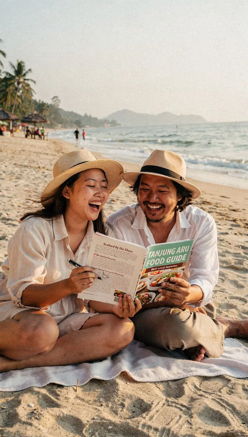 A colorful travel guidebook featuring the stunning landscapes of Malaysia.